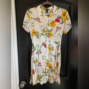 Floral Polkadot Dress